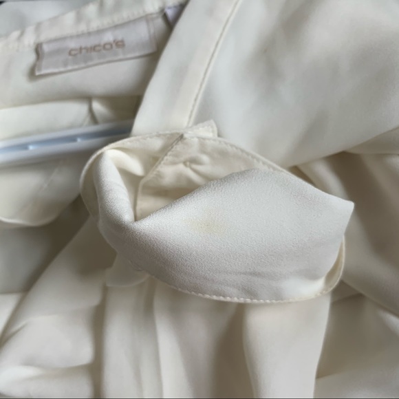 Chico's Asymmetrical Roll-Tab Tunic - Picture 8 of 9